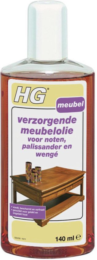 HG meubelolie noten - - gelakt en hout - voor pallisander... | bol.com