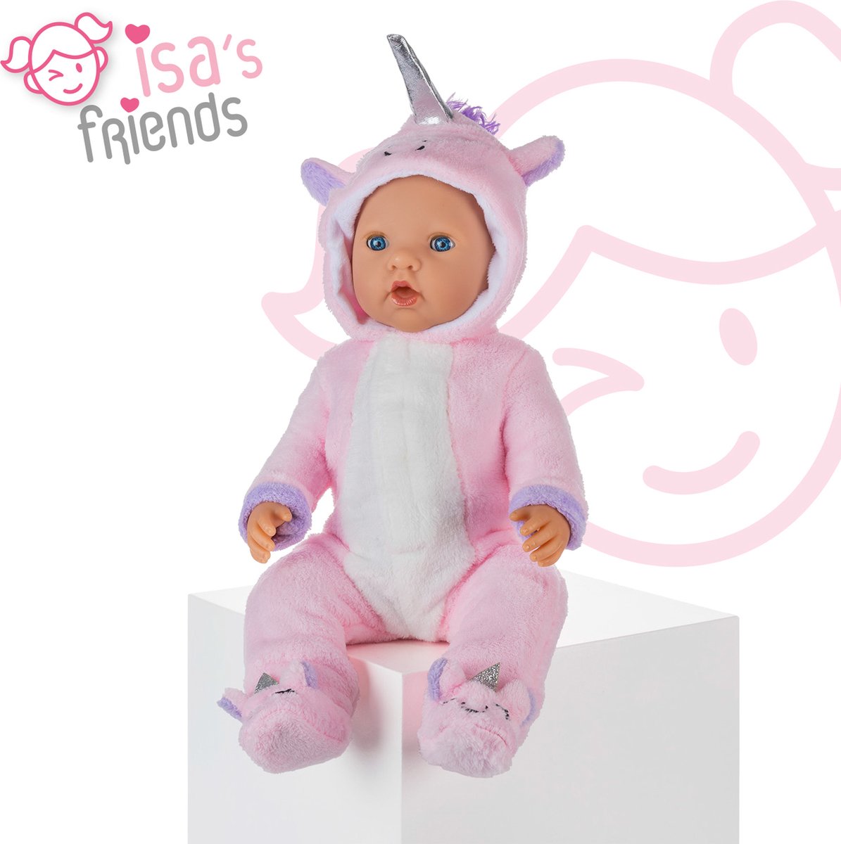 Isa's Friends® - Poppenkleding - Setje 3 outfits - Kleertjes geschikt voor o.a. BABY born - 43 cm - Geschenkverpakking — afbeelding 8