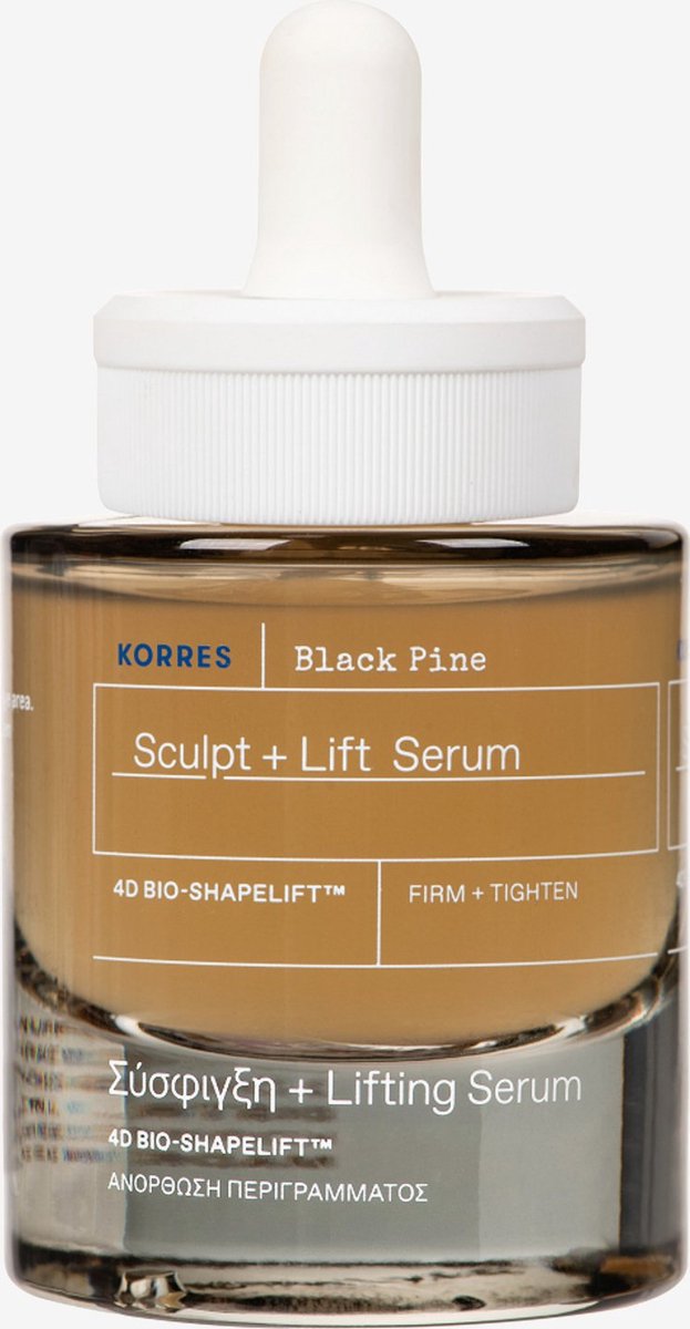 Korres - Black Pine 4D Bioshapelift Sculpt+ Lift serum - 30ml - Gezichtsserum