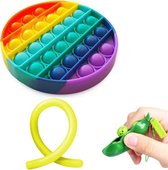 Fidget toys pakket onder de 15 euro - onder 20 euro - fidgets set - pop it - mesh-and-marble - pea popper - rope- 4 stuks