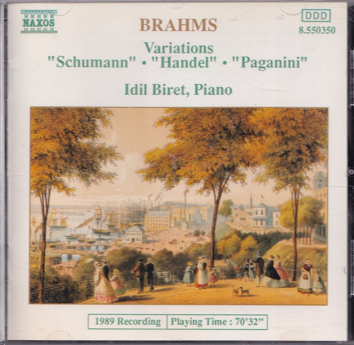 Variations on Schumann, Handel and Paganini - Johannes Brahms - Idil Biret