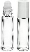 Leeg Rollerflesje - 2 stuks - 10 ml - Etherische olie - Parfum - Deodorant