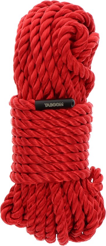 Foto: Professioneel bondage touw 10 meter x 7 mm rood zeer zacht bdsm touw hoogwaardig materiaal sm touw voor beginners en gevorderden bondage rope red