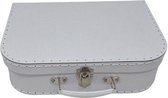 Koffertje karton wit Klein 25,5x18x8,3CM