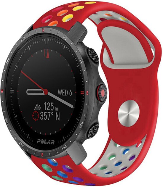 Bracelet En Silicone Bleu Pour Polar Grit X (Pro) Et Vantage M/M2 - Compatible Sport Et Quotidien