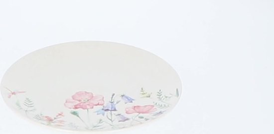 Assiettes à dessert (lot de 6) - Luminarc - Petites fleurs roses