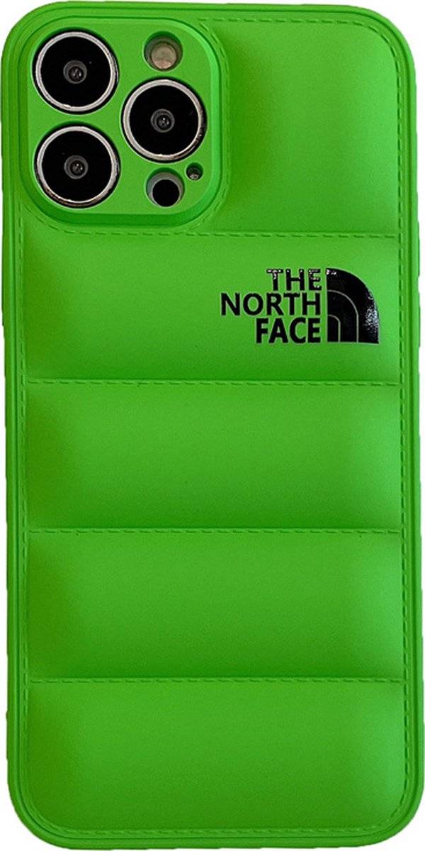 The North Face hoesje geschikt voor Apple iPhone 13 - Kunststof Back Cover - Groen
