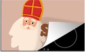 Inductie beschermer - Inductie Mat - Kookplaat beschermer - Sinterklaas - Chocolade - Sint - Kinderen - Jongens - Meisjes - Kindje - 81.2x52 cm - Afdekplaat inductie - Inductiebeschermer