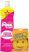 Scrub Daddy Spons & The Pink Stuff Schuurmiddel Pakket