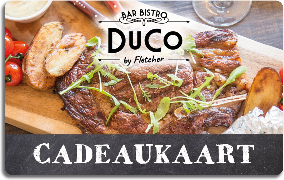 Bar Bistro DuCo Cadeaukaart - 170 euro