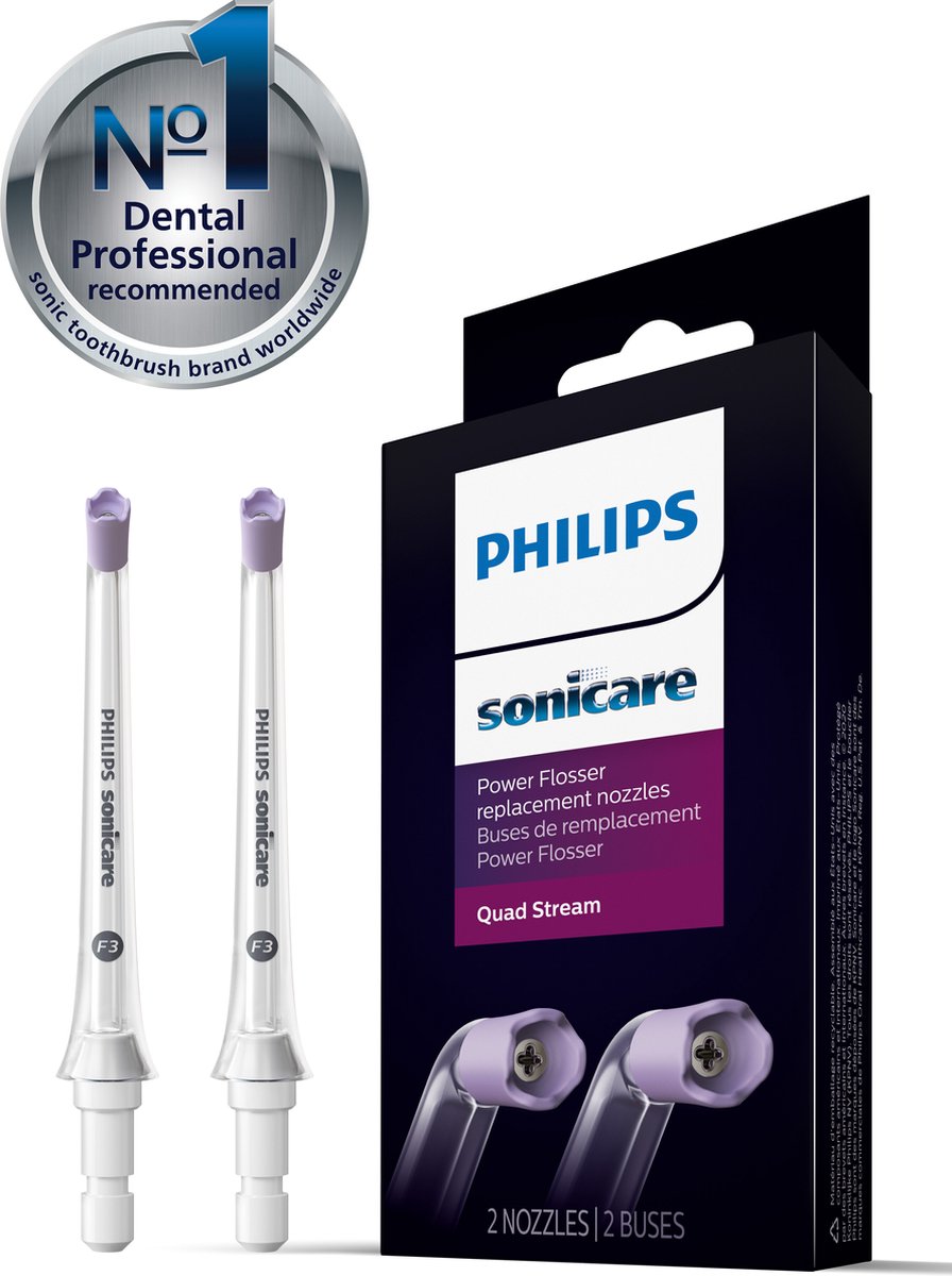 Philips Sonicare F3 Quad Stream opzetstukjes - 2 stuks thumbnail 6