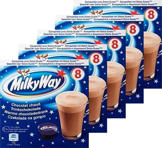 Voie lactée - Chocolat chaud (compatible Dolce Gusto®) - 5x 8 capsules