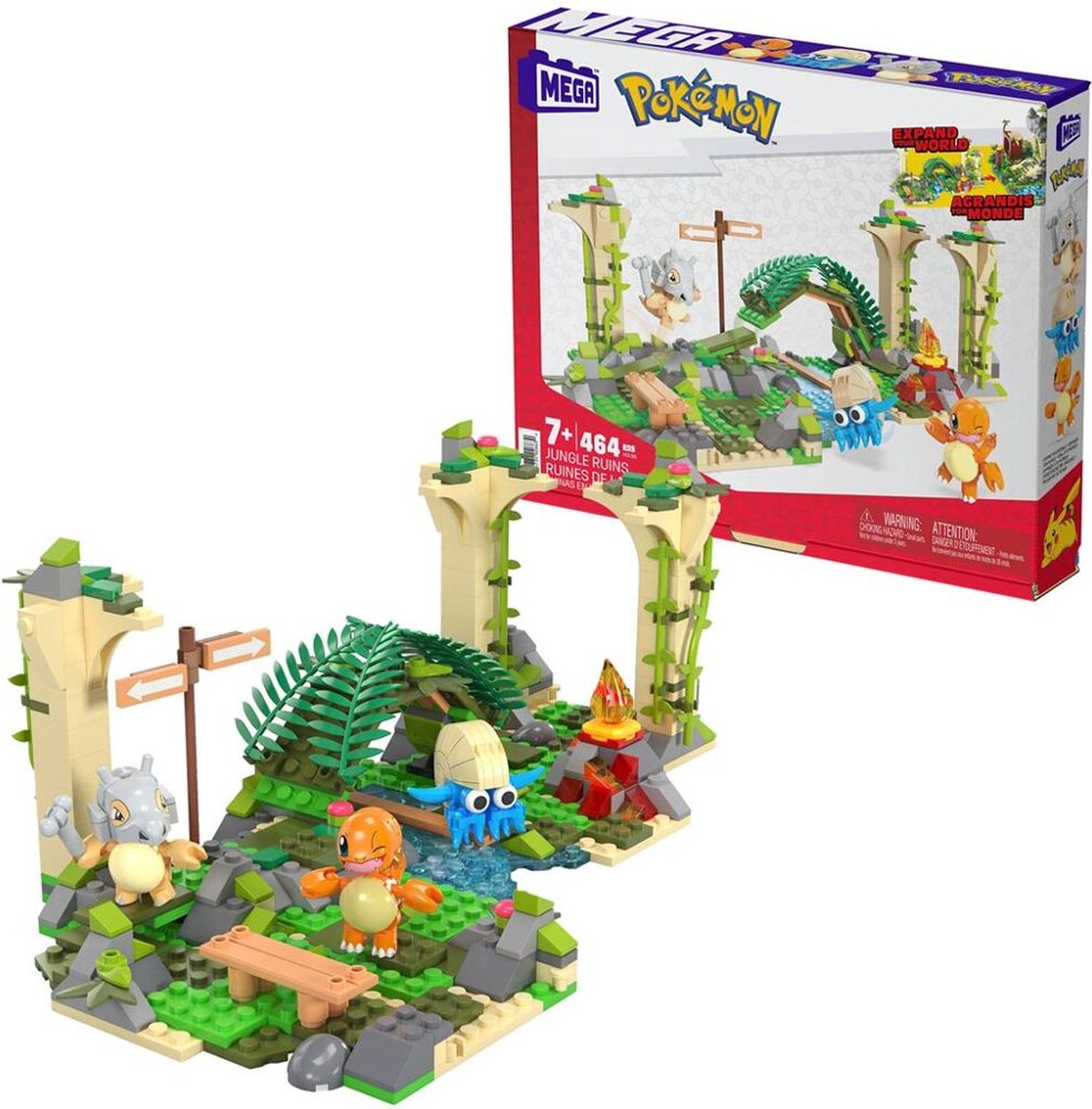 MEGA™ Pokemon Jungle Ruins Building Block Set, 464 pcs - Ralphs