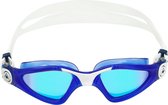 Aquasphere Kayenne - Zwembril - Volwassenen - Blue Titanium Mirrored Lens - Blauw/Wit