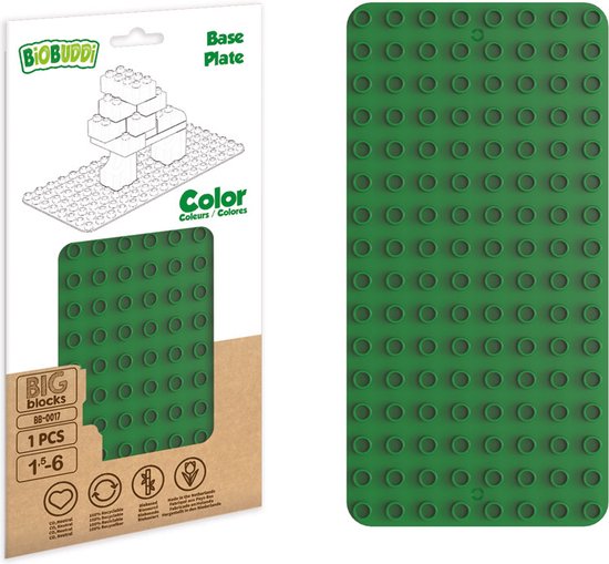 BiOBUDDi Basisplaten basisplaat Groen BB-0017 Forest Green bol
