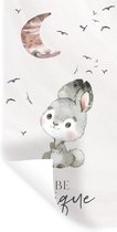 Muursticker kinderen - Muurstickers kinderkamer - Quotes - Kinderen - Be unique - Jongens - Meisjes - Waterverf - Decoratie voor kinderkamers - 20x40 cm - Zelfklevend behangpapier - Stickerfolie