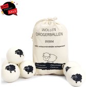 BY JRM New Zealand Reusable Wool Dryer Balls - Vizirettes - Laine de mouton - Boules de lavage durables