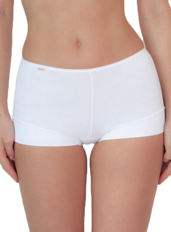 Foto: Avet dames boxershort katoen 38842 comfort short s wit