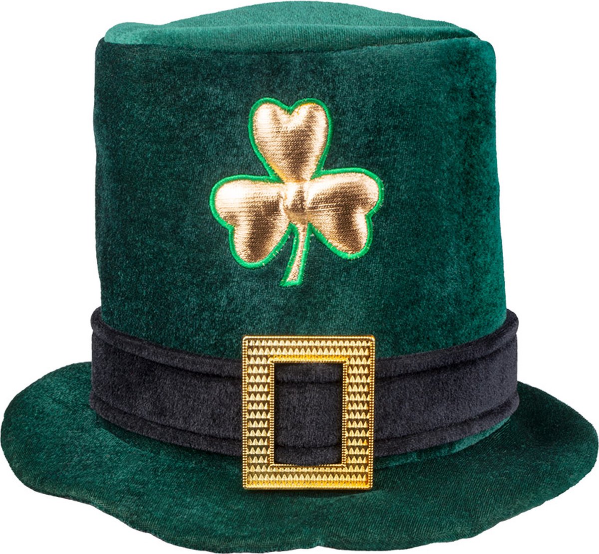 Chapeau de la Saint-Patrick trèfle doré adulte - Coiffe habillée | bol