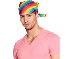 Boland - Bandana Regenboog Multi - Één maat - Volwassenen - Unisex - Pride