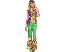 Boland - Kostuum Woodstock vrouw (M) - Volwassenen - Hippie - 60's & 70's - Hippie & Flower Power