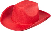 Boland - Hoed Rodeo rood Rood - 59 - Volwassenen - Unisex - Cowboy - Indiaan