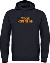 EK Kleding hoodie zwart XL - We can come an end - soBAD. | Oranje hoodie dames | Oranje hoodie heren | Oranje | EK 2024 | Voetbal | Nederland