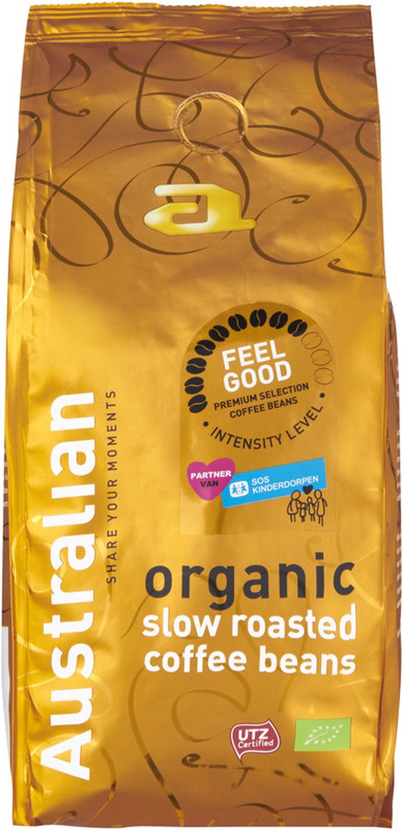 Australian- Organic- Feel good- Koffiebonen- Slow Roast- 1 kg