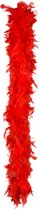 Boland - Boa 50 g rood Rood - Volwassenen - Unisex - Showgirl - Glitter and Glamour- Toppers