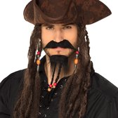 Boland Moustache et barbiche Pirate Hommes Noir