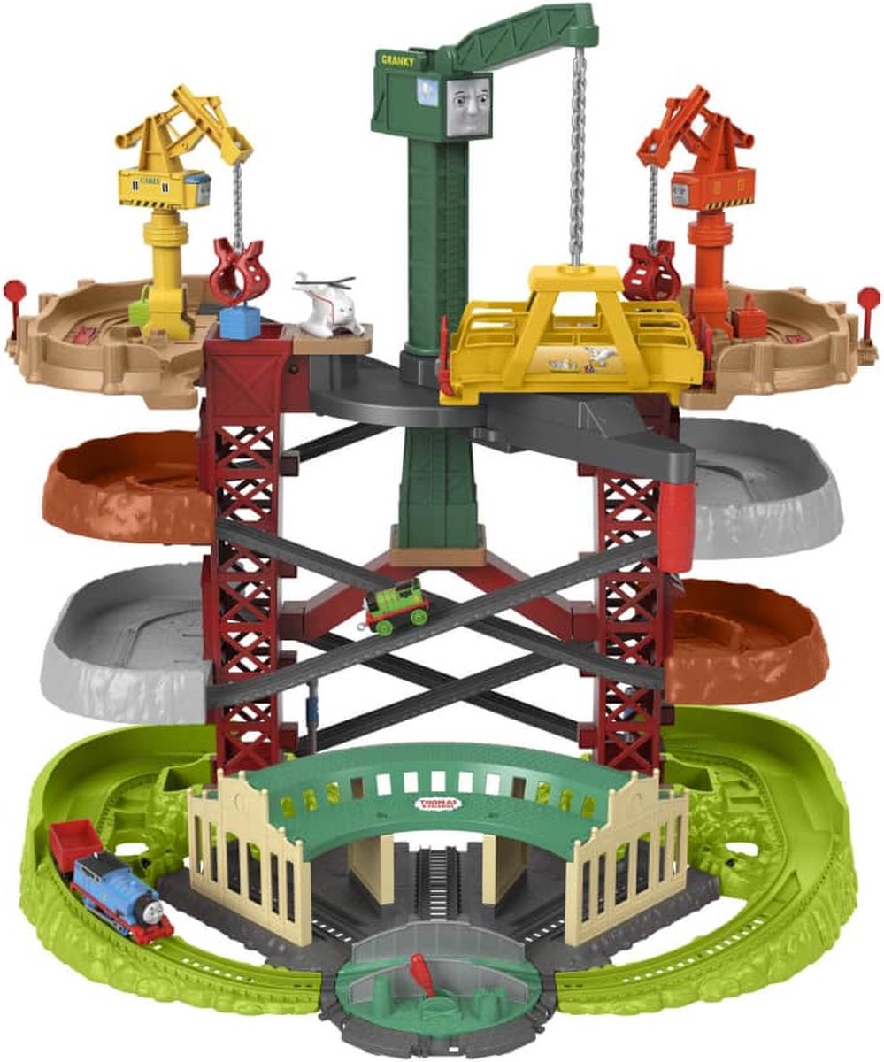 thomas and friends trains and cranes super tower