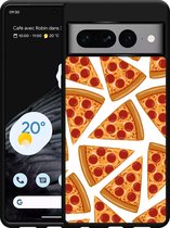 Google Pixel 7 Pro Hardcase hoesje Pizza Party - Designed by Cazy