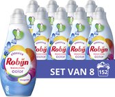Robijn Klein & Krachtig Classics Morgenfris Vloeibaar Wasmiddel - 8 x 19 wasbeurten - Voordeelverpakking