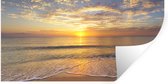 Stickers muraux - Film autocollant - Plage - Coucher de soleil - Mer - 160x80 cm - Film adhésif - Stickers muraux Chambre d'enfant - Papier peint autocollant