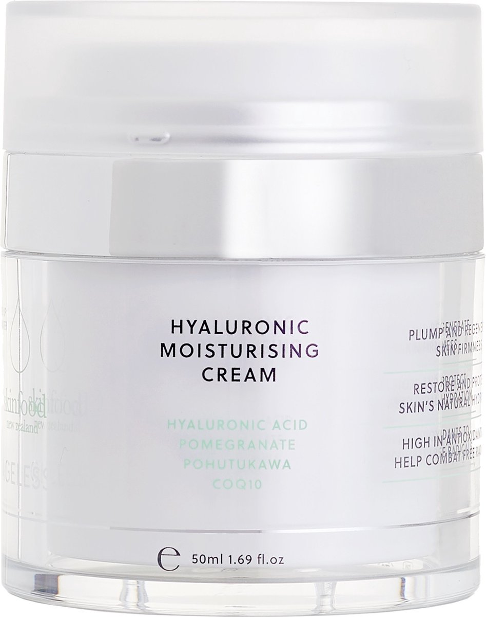 SKINFOOD NZ - AGELESS Skincare - Hyaluronic Moisturising Cream - Luxe Nachtcrème - Rijpere Huid - 50 ml