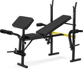 Bol.com Gymrex Multifunctionele halterbank - belastbaar tot 100 kg - verstelbaar aanbieding