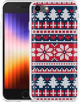 iPhone SE 2022 hoesje Gebreide Kersttrui II - Designed by Cazy