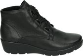 Semler J76353 - VeterlaarzenHoge sneakersDames sneakersDames veterschoenenHalf-hoge schoenen - Kleur: Zwart - Maat: 41