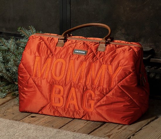 Childhome Mommy Bag ® - Verzorgingstas - Gewatteerd - Rood van Childhome — afbeelding 2
