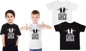Floss Like a Boss T-shirt wit voor kinderen 9-11 jaar