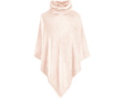 Moodit Poncho Fleece, Parel Roze - 80 x 80 cm - Polyester