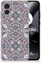 Telefoonhoesje Motorola Edge 30 Neo Hoesje Flower Tiles