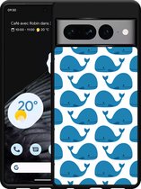 Google Pixel 7 Pro Hardcase hoesje Whales - Designed by Cazy