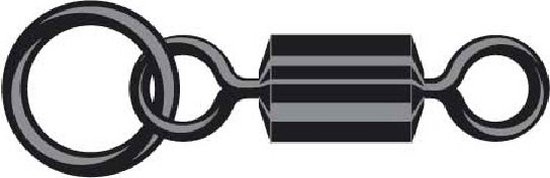 PB Products Ring Swivel - Maat 8 - 8st - Zwart van PB Products — afbeelding 5