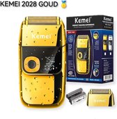 Kemei 2028 Shaver Scheerapparaat -Kemei Shaver - Scheerapparaat - Scheren - Gold Edition - Black Friday 2022