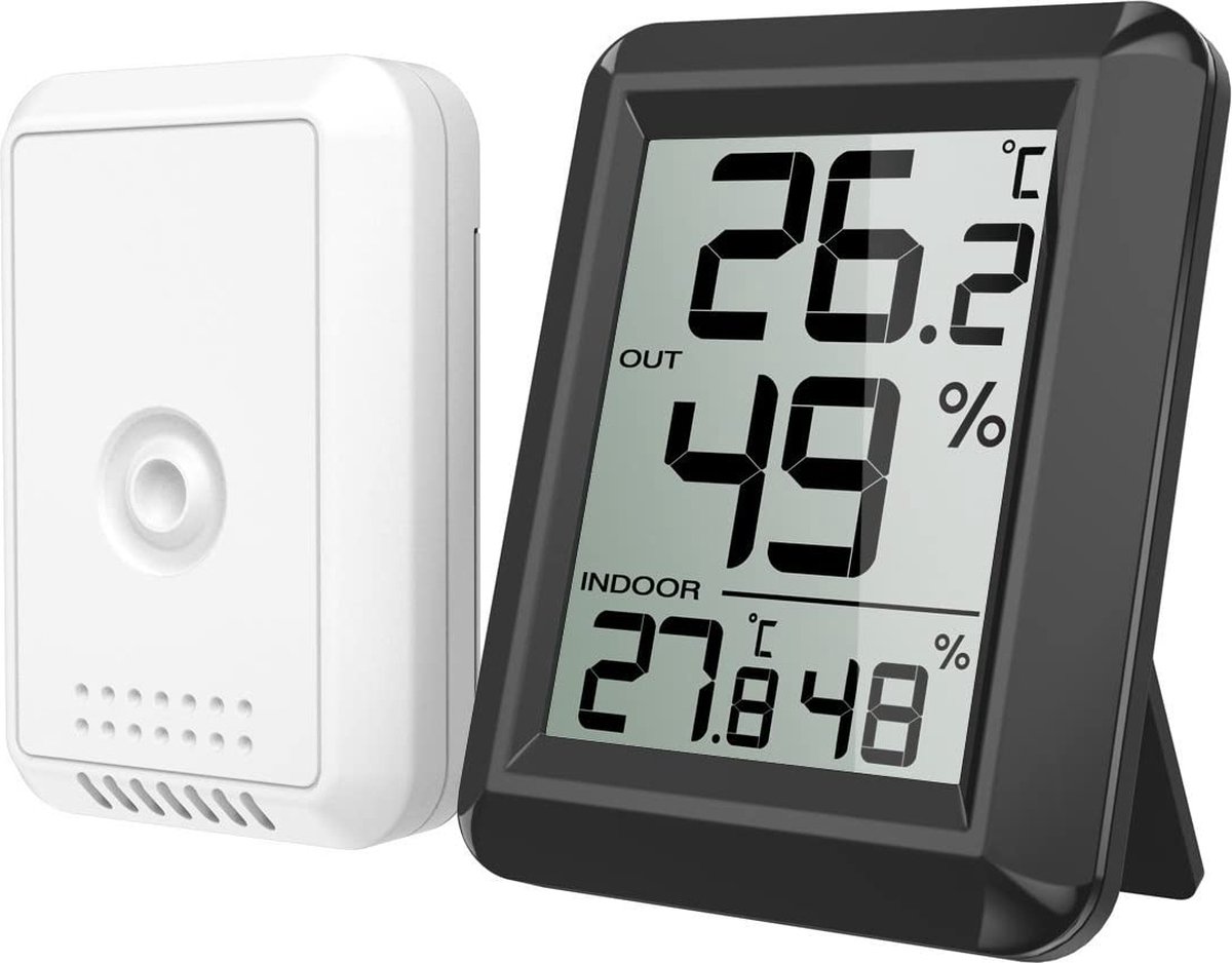 Kamerthermometer - Digitale Thermometer – Vochtigheidsmeter - Binnenthermometer