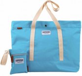 Imaginarium Supersac - Hippe en Stevige Tas - Blauw - 55 x 40 cm