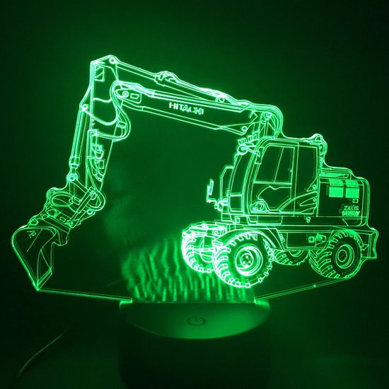 LAMPE LED 3D - Grue Mobile Hitachi