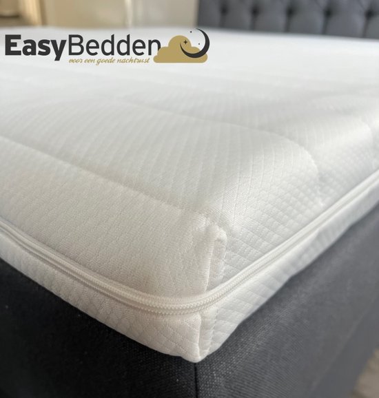 EasyBedden® Topper - Topdekmatras 110x220 - Koudschuim - Hybrid GEL  - Luxe Tijk - 6 cm dik - Orthopedisch - Actie !!!