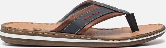 Rieker Slippers blauw Leer Heren Maat 43 bol